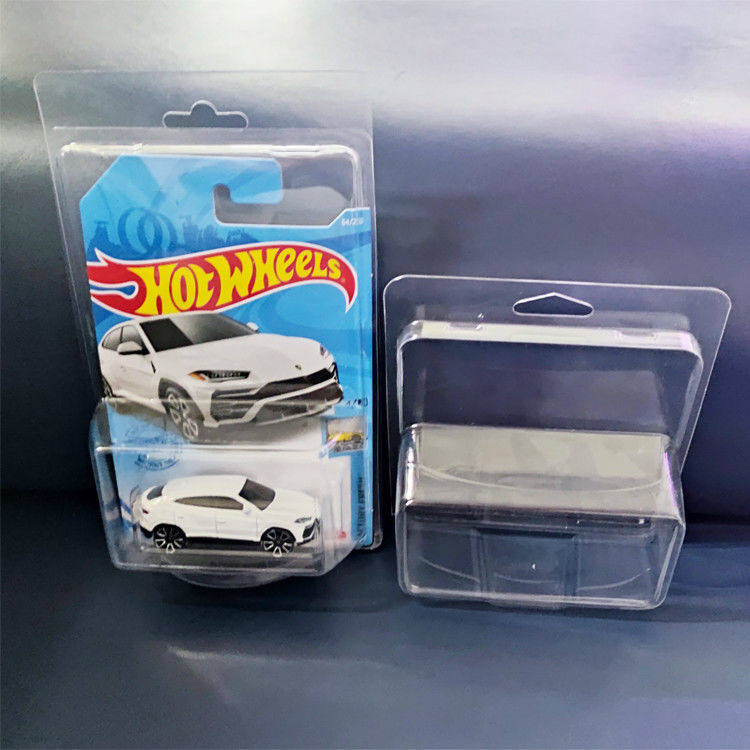 Caso de exibição de rodas quentes personalizadas e embalagem de carapaça para coleção de carrinhos de brinquedo