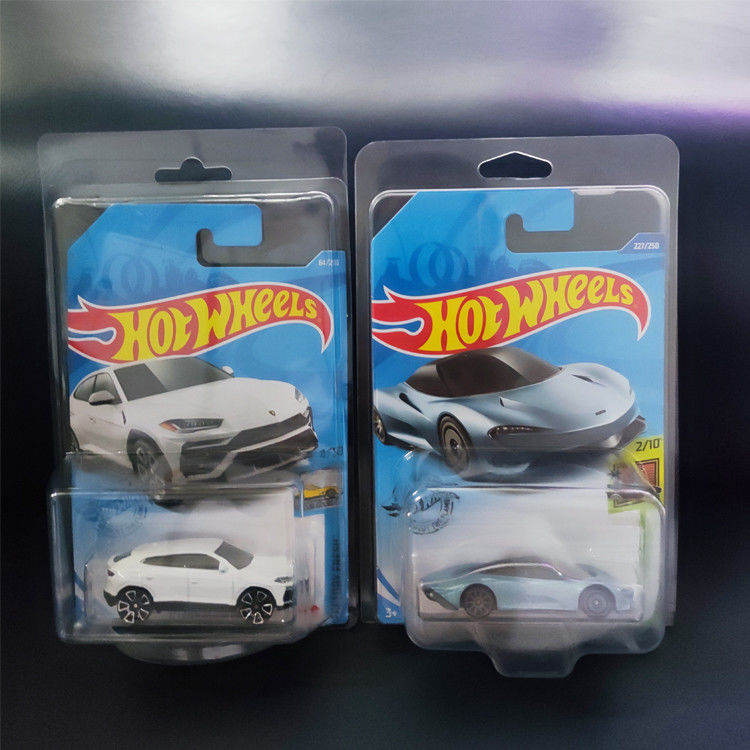 Caso de exibição de rodas quentes personalizadas e embalagem de carapaça para coleção de carrinhos de brinquedo
