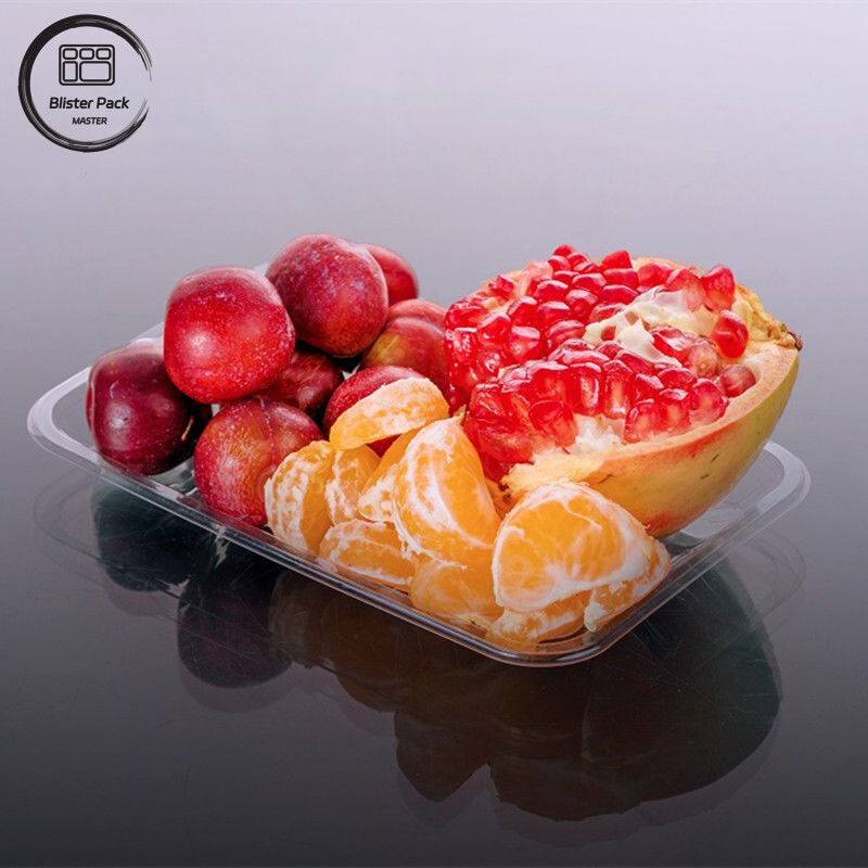 Taça de embalagem de bolhas para produtos frescos, frutas, legumes e carnes