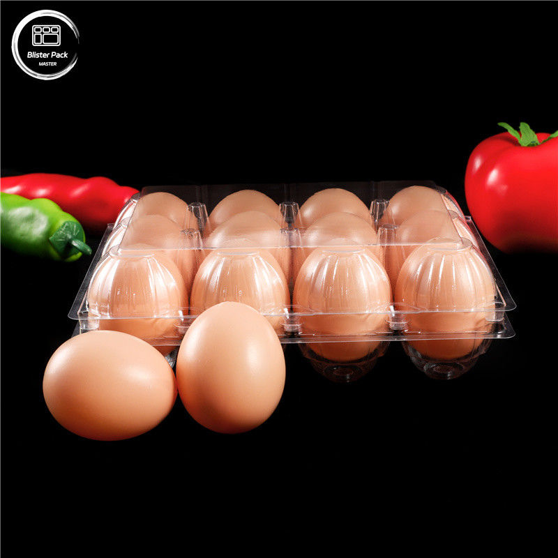 Eco-friendly 30 Pack Plastic Egg Holders Trays duráveis de ovos de galinha para produtos agrícolas frescos