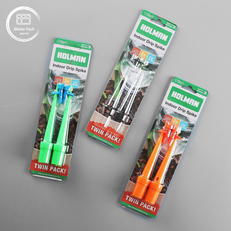 Cartão de slide de PVC personalizado Pacotes de bolhas personalizados Insira embalagem com cartão de papel para exibição segura do cartão