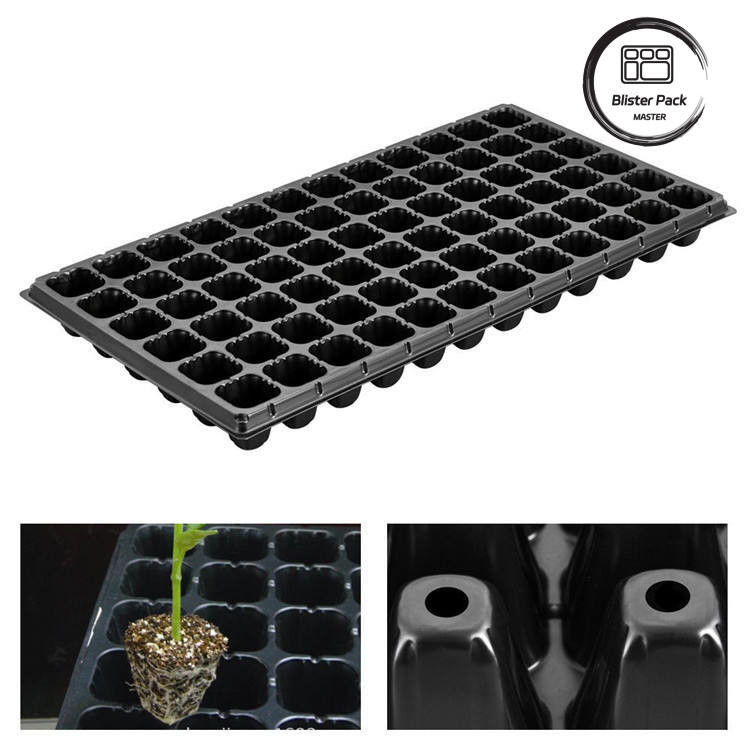 105 Sementes de células Embalagem inicial para germinação Sistema prático de propagação de plantas multicelulares