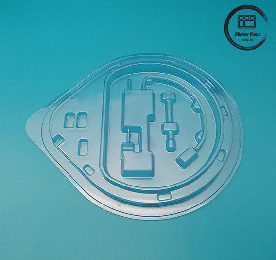 Caixa de bolhas médicas PETG para embalagens de dispositivos - Solução de armazenamento durável e estéril