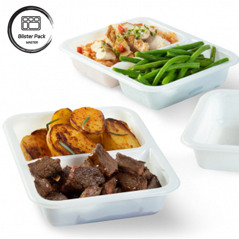 Embalagem de bolhas Master Embalagens de carne de plástico descartáveis de alimentos personalizados Embalagem CPET