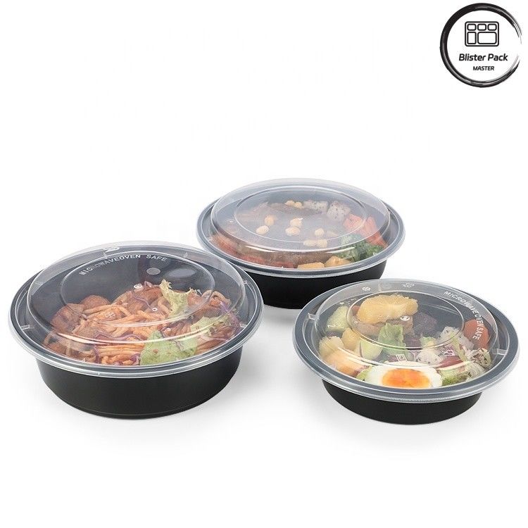 Recipientes de salada descartáveis sem BPA à prova de vazamento Vários tamanhos 8oz 12oz 16oz 24oz 32oz