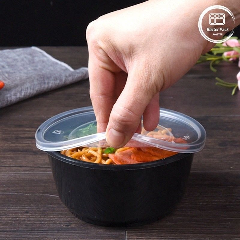 Recipientes de salada descartáveis sem BPA à prova de vazamento Vários tamanhos 8oz 12oz 16oz 24oz 32oz