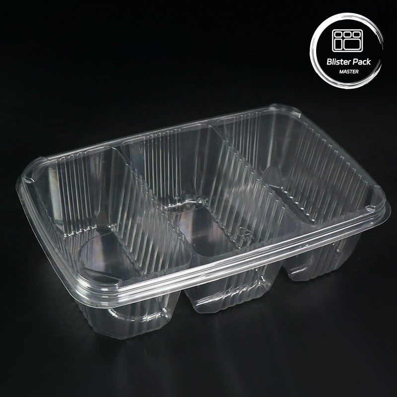Pré-confecção de frutas Prato de salada de frutas Prato de salada de plástico transparente Embalagem de embalagem Para frescura