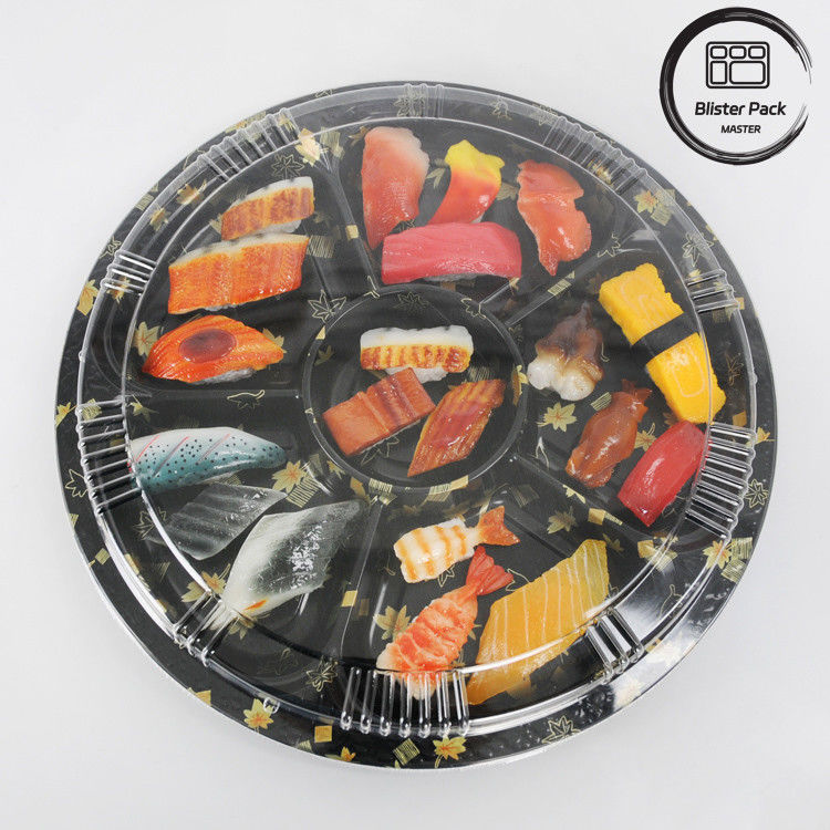 Embalagens de alimentos redondos Sushi para levar para fora recipientes para uma experiência de refeição fresca e conveniente