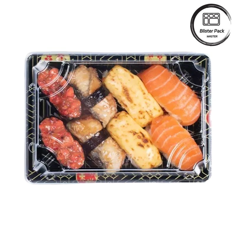 Prémio de estilo japonês de plástico de sushi descartável ideal para uso profissional e doméstico