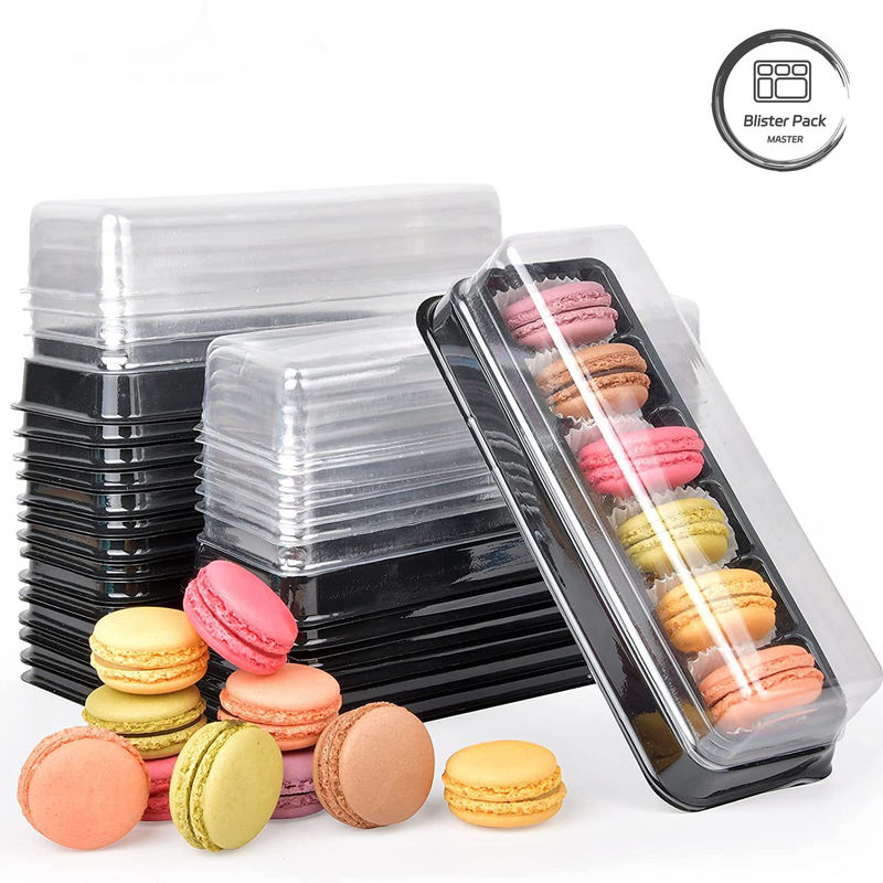 Embalagem de bolhas de bolo e rosquinha personalizada de alta qualidade adaptada à sua marca