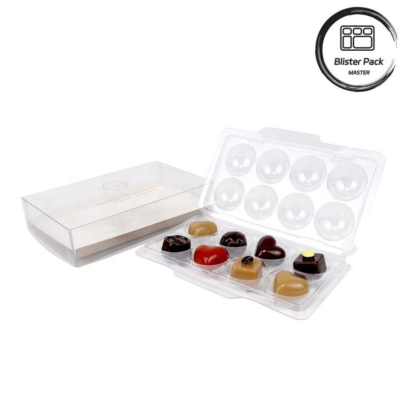 Embalagem de trufas Disponível em conjuntos de 4, 8, 15 e 30 peças Durável e versátil