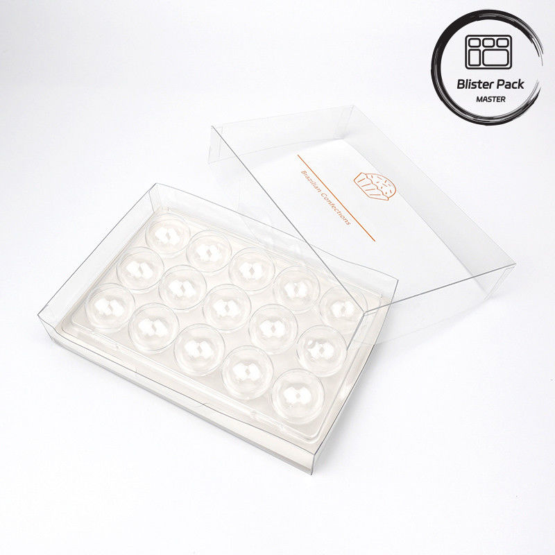 Embalagem de trufas Disponível em conjuntos de 4, 8, 15 e 30 peças Durável e versátil