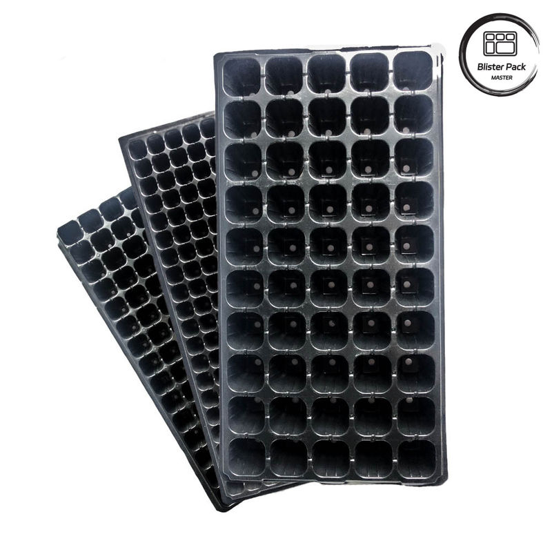 4cm de profundidade 200 bandejas de polistireno de cavidade para semeadura diretamente da fábrica para germinação eficaz de sementes