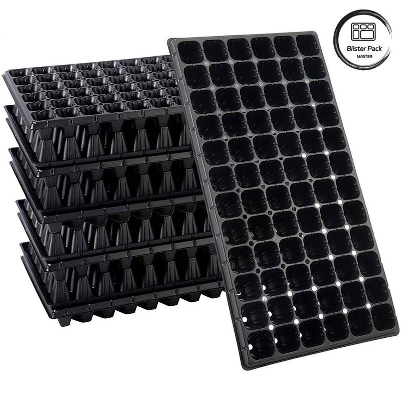 4cm de profundidade 200 bandejas de polistireno de cavidade para semeadura diretamente da fábrica para germinação eficaz de sementes