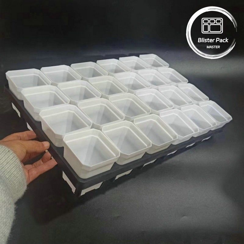 Tela de plantação de plástico durável de 24 buracos Tela de cultivo de potes suculentos para jardim