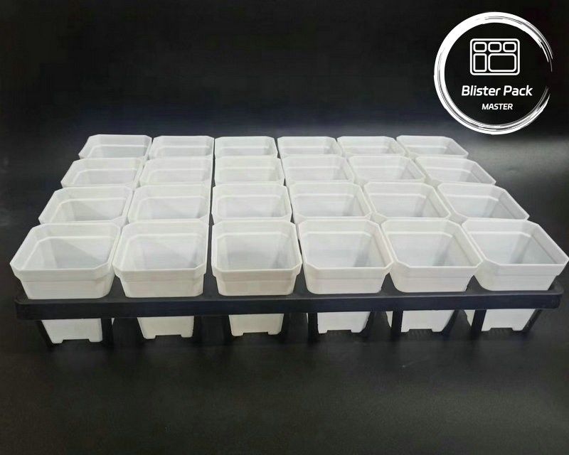 Tela de plantação de plástico durável de 24 buracos Tela de cultivo de potes suculentos para jardim