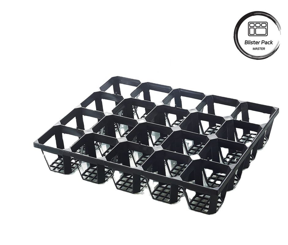 Caixas de sementeira de plástico de tamanhos múltiplos 6, 12, 20, 24, 40 células Duráveis para jardinagem