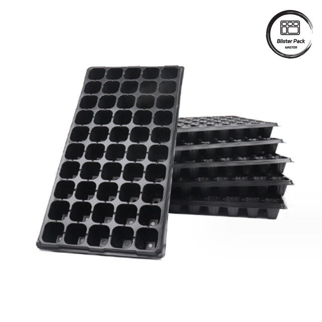 Caixas de plástico durável para semeadura, de 32 a 200 células, ideais para germinação de vegetais e flowe