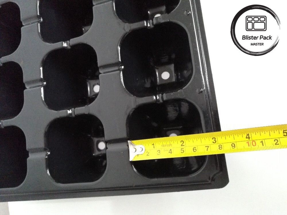 Caixa de sementes de nutrição de plástico para plantas de viveiro disponível em 32, 50, 72, 128, 200 buracos