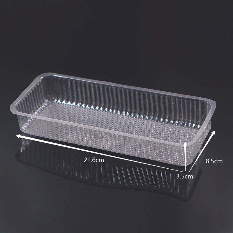 Embalagem em bandeja de bolhas de plástico transparente PET de qualidade alimentar personalizada para biscoitos e lanches