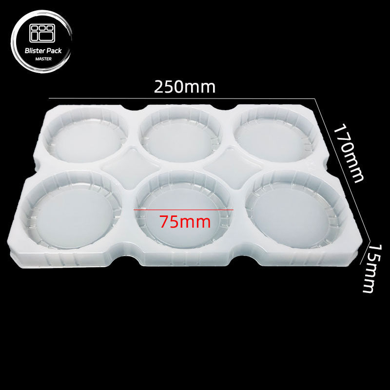 Fábrica OEM Protector Turnover PP Blister Tray com tampa, garrafa de bebida e embalagem de taça de iogurte