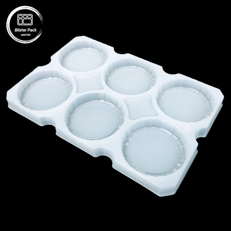 Fábrica OEM Protector Turnover PP Blister Tray com tampa, garrafa de bebida e embalagem de taça de iogurte