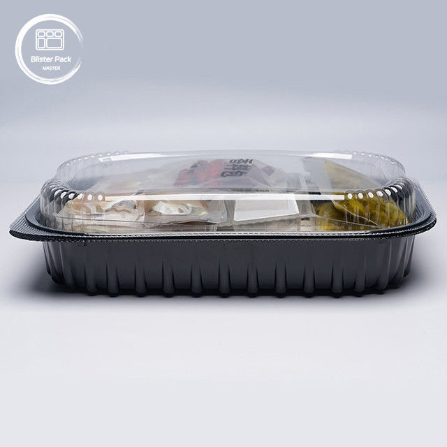 Caixa de bolos em rolos suíços PET transparente personalizada para embalagens de sobremesa e presentes