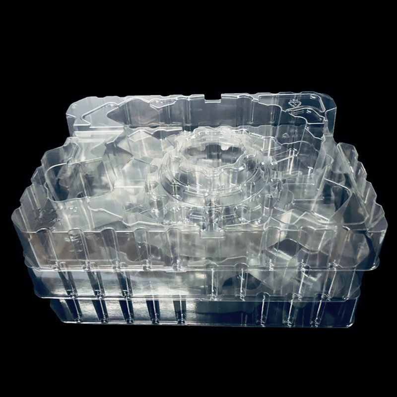 Embalagens personalizáveis em bandejas de bolhas PET transparentes para rolamentos e componentes de hardware