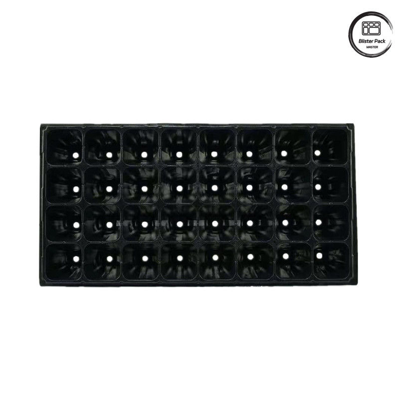 32/50/72/105/128/200 Caixa de sementes de PET para germinação de plantas, Caixas de sementes de jardim de legumes