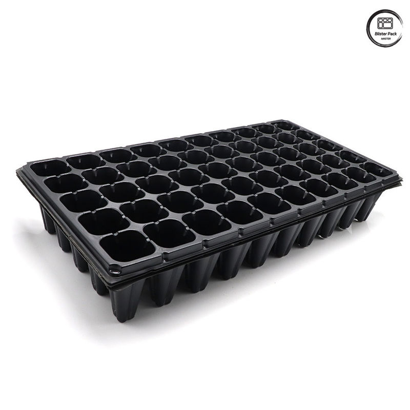 50/72-Celha de plástico para semeadura, vasos de semeadura de repolho para flores e plantas de viveiro