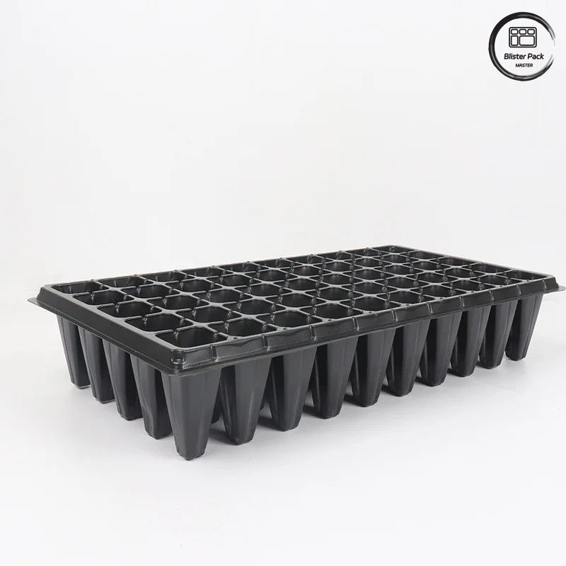 50 Caixa de sementeira de células para plantação de jardins e viveiros, Caixa de germinação de sementes de plástico durável