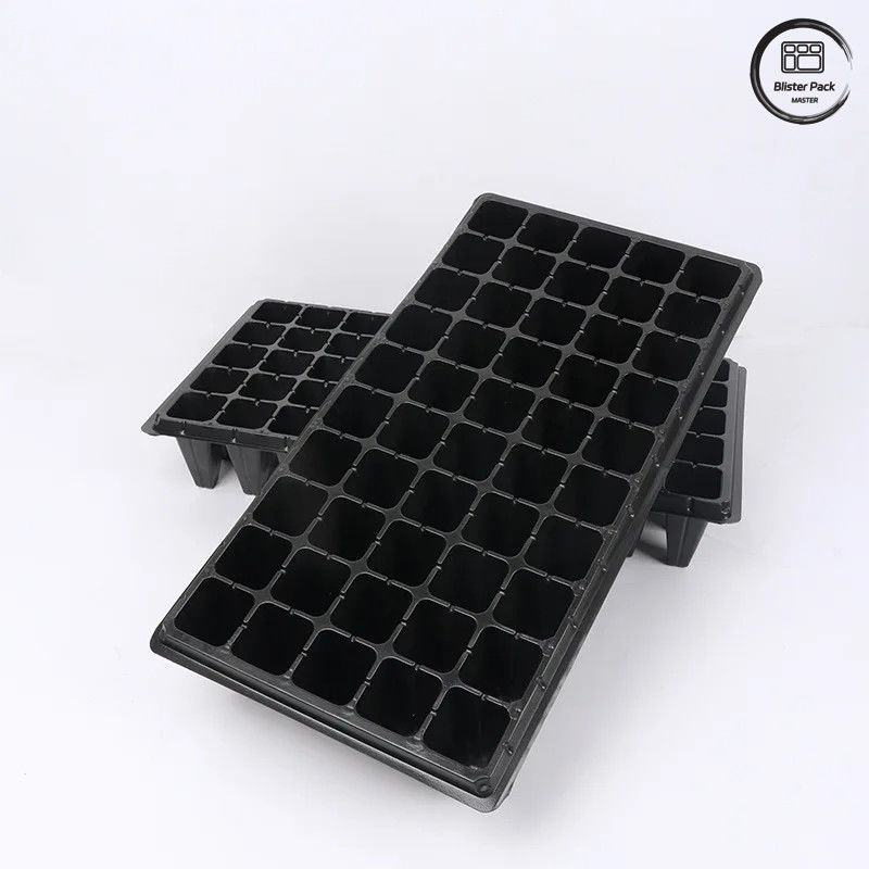 Comércio a granel 50 Deep Cell Tree Seedling Tray, Tray de germinação de sementes de plástico durável para viveiro e jardim